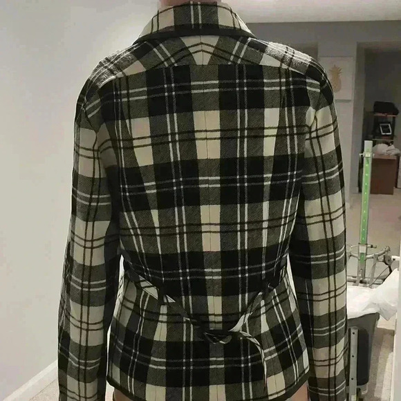 Louben plaid vintage wool jacket - Picture 3 of 5